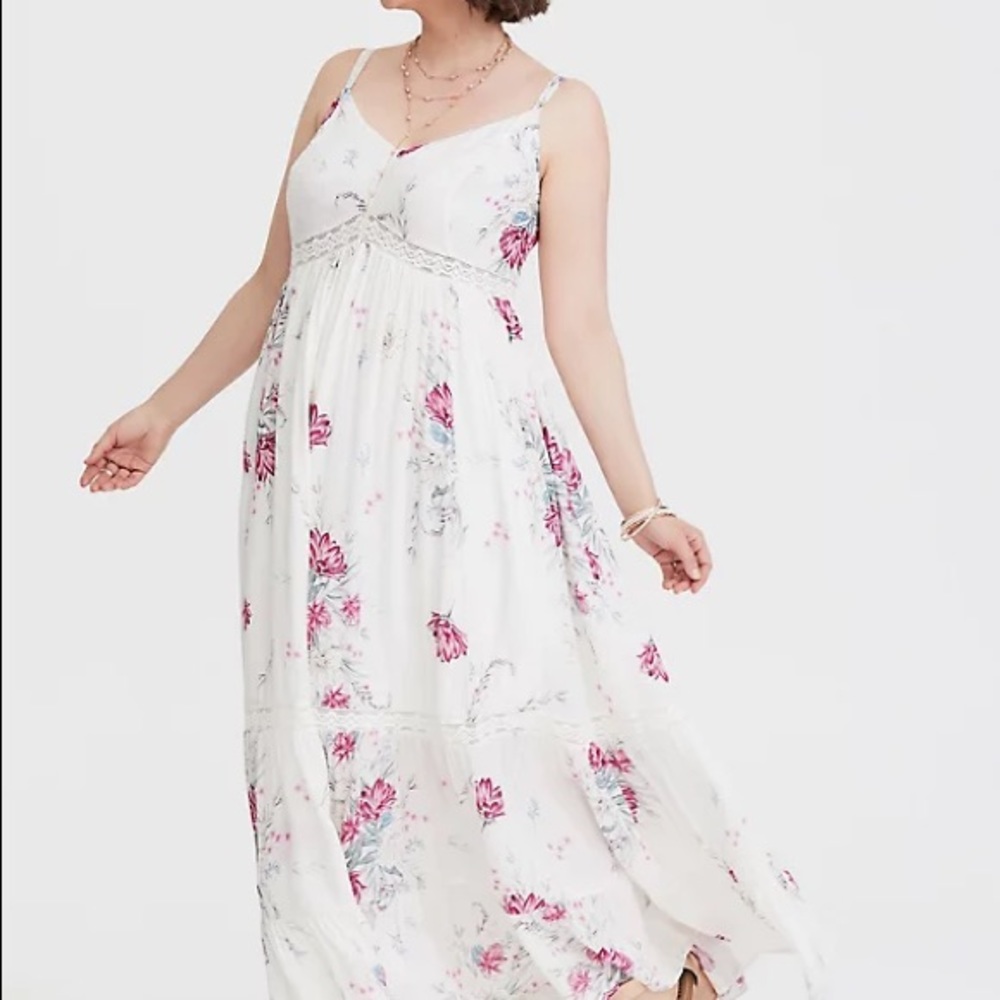 Torrid floral maxi dress